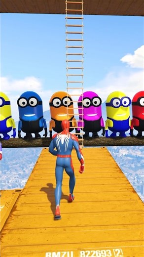 GTA 5 Epic Water Ragdolls Spiderman Jump/Fails Ep 20 #shorts