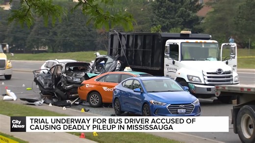 Trial underway for bus driver accused of causing deadly pileup in Mississauga