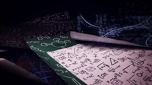 Science Calculation Physics Math and Chemisrty Formulas Background Video