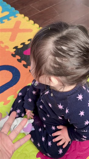 A cute baby throwing a tantrum #downsyndromeisbeautiful #monandbabygirl #Babyphysicaltherapy #babydrama #funnybaby