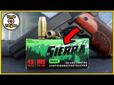 BARGAIN or BUST?...Sierra Outdoor Master .45 ACP Self-Defense AMMO Test!