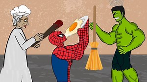 6.7K views · 194 reactions | Spider Man vs Granny, Hulk - Granny Parody - Drawing Cartoons 2 Animation | GV Animations | Facebook