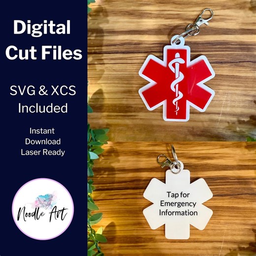 Custom NFC Medical Emergency Bag Tag – Digital File - Etsy