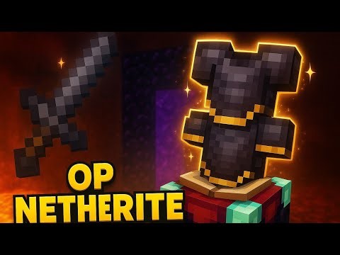 🔥 Making Netherite Armour & Weapons + Trimming Armour | Minecraft Survival