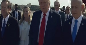 "God bless America and God bless Israel": Israel expresses gratitude as Trump touches down