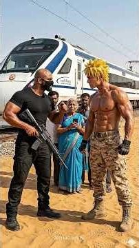 NARUTO vs VILLAIN 🔥 Train Hijack Story 😱 Jay Hind 🇮🇳 #naruto #narutoanime