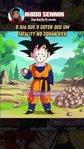 Goten humiliates Gohan to his face, lol #anime #dragonball