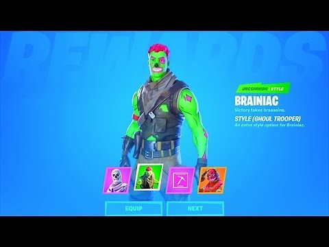 *NEW* OG Brainiac Skin Gameplay..! (MALE GHOUL TROOPER) Fortnite Battle Royale