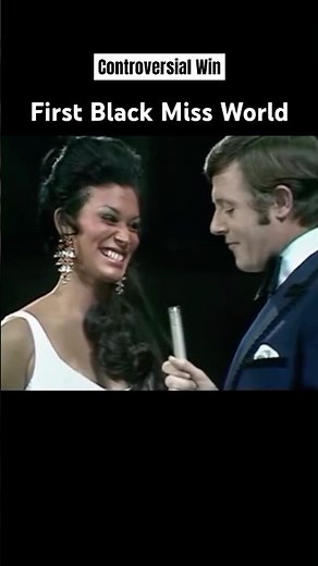 First Black Miss World Winner: Miss World 1970 Jennifer Hosten from Grenada. #missworld1970