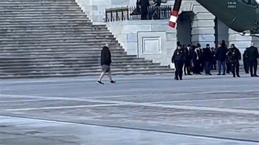 PA Senator John Fetterman Wears Signature Shorts, Hoodie at Capitol