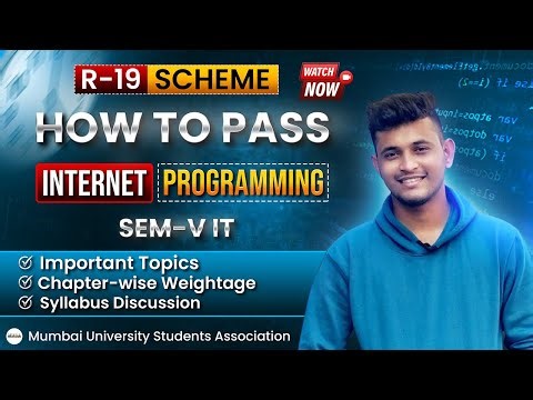How to Pass Internet Programming | SEM-V IT | Most Important Question discussion | MUSA | Shahid sir