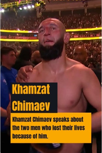 Khamzat Chimaev Addresses Fatal Incident