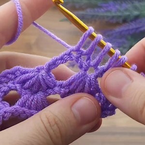 121K views · 4.5K reactions | wow! very easy two stitches very stylish Tunisian crochet model narration #crochet #knitting | Fashion World | Facebook