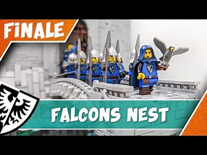 Building a Black Falcon Fortress | FINALE! | Lego Castle MOC