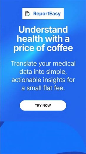 ReportEasy.in - Understand your medical lab report for the price of a coffee