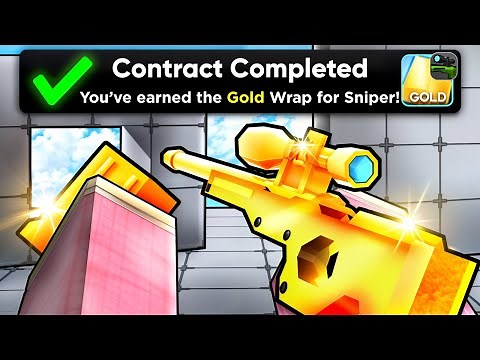 I Unlocked the GOLD SNIPER in Roblox Rivals