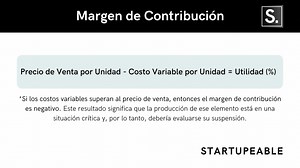 Margen de Contribución | Startupeable