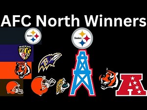 AFC North Winners(1970-2024)