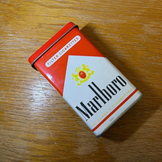 Vintage Marlboro Cigarette Case – Collectible Tabatiere Box – Classic Marlboro Tobacco Case - Etsy