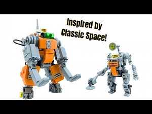 Lego Classic Space (Inspired) Mechs! - Lunar Loader and Exo Explorer