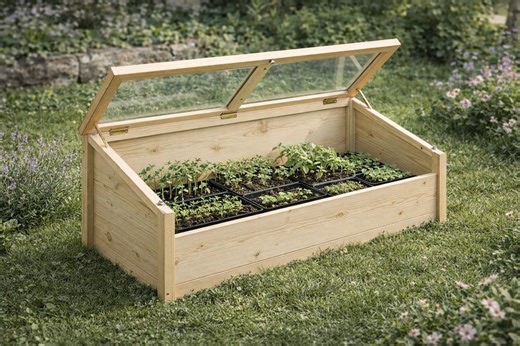 Mini Cold Frame Greenhouse Plans | DIY Wooden Garden (PDF Plan) - Etsy