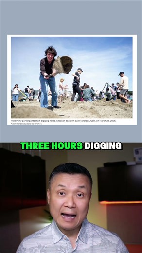 250 strangers. 1 hole. No reason.