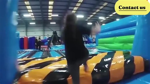 Giant Inflatable Castle Park Outdoor Inflatable Playground Park Fun City Outdoor Trampoline Theme Park With Ball Pit for Kids