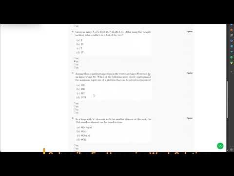 NPTEL Introduction To Algorithms and Analysis Week 3 Solution August 2024 | IIT Kharagpur