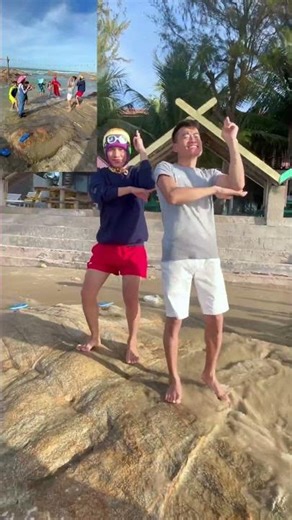 ACC - nhảy cùng nhau ở bãi biển || dancing together on the beach.