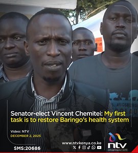 118K views · 5.1K reactions | Senator-elect Vincent Chemitei: My first task is to restore Baringo’s health system | NTV Kenya | Facebook
