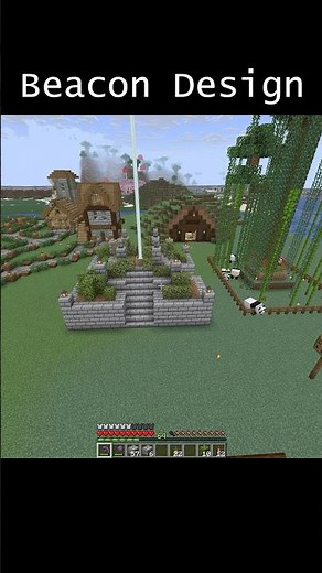 Beacon Design #minecraft #minecraftbuild #lighthouse #minecrafttutorial #minecraftdesign