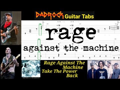 Take The Power Back - Rage Against The Machine - Guitar + Bass TABS Lesson