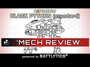 BATTLETECH: Black Python Battlytics | Mech Review | Mercenaries Kickstarter