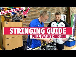 How to string a badminton racket - Complete walkthrough