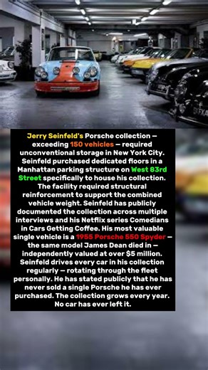 Seinfeld's Porsche Collection Is Worth $40 Million. He Stores Them in a Manhattan Skyscraper