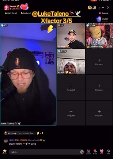 @Luke Taleno🦩🕊️ X-factor 3/5 #xfactor #rapper #rappersoftiktok #freestyle #freestylerap #luketaleno #austin #jamesneese2 #lordpunchy #jourdanblue