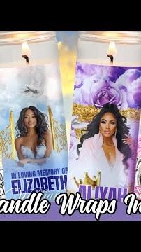 Let’s Make Memorial Candle Wraps In Canva🎉