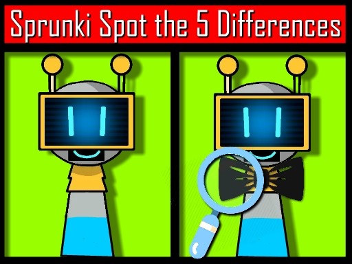 Play Sprunki Spot the 5 Differences | Free Online  Games. KidzSearch.com