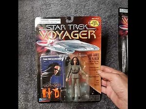 Action Figures Star Trek Deep Space 9, Voyager Mid 90s Box 1 Video 7