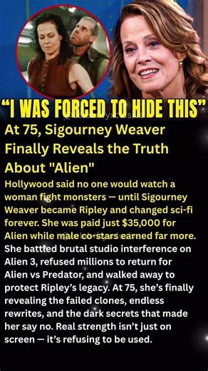 At 75, Sigourney Weaver Finally Reveals the Truth About "Alien" #shorts