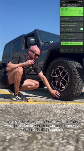 Tire Size Calibration