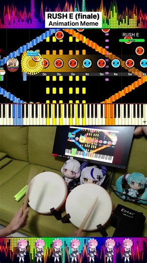 RUSH E Finale: Incredible Drums Animation Meme