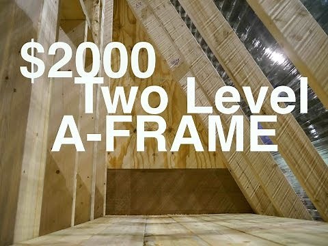 An A-frame Cabin or Tiny House for $2000 ("The Dart"- Greenhouse Studio?)