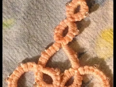 Needle Tatting Split Chain