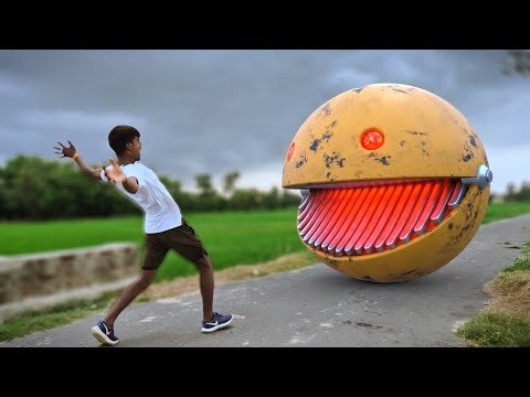 PacMan In Real Life #pacman #vfx