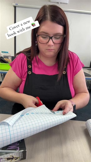 Covering a new book today 📚 #bookfairy #fyp #librarytiktok #books #schoollibrarian