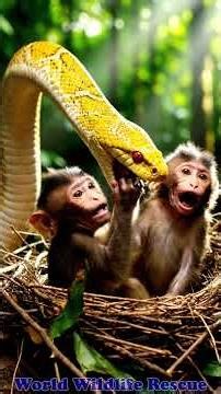 A mother monkey's revenge after her offspring were eaten by a venomous snake.