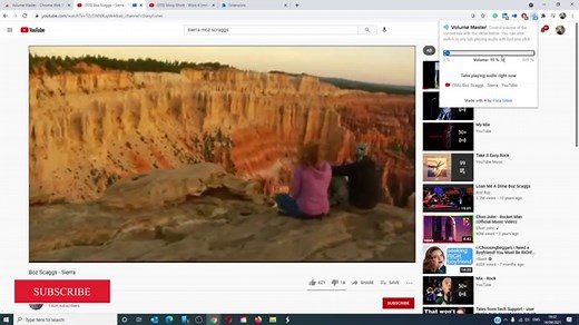 Adjust volume in Chrome tabs separately using Volume Master