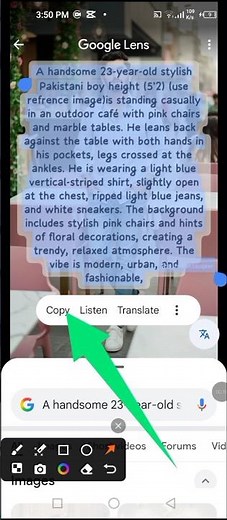 How to Copy Text from Screenshot and Images Easily? #shorts #googllens #copytextfromimage