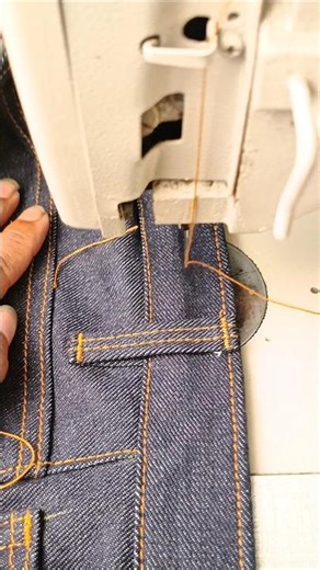 sewing on the buckle strap is easy #sewing